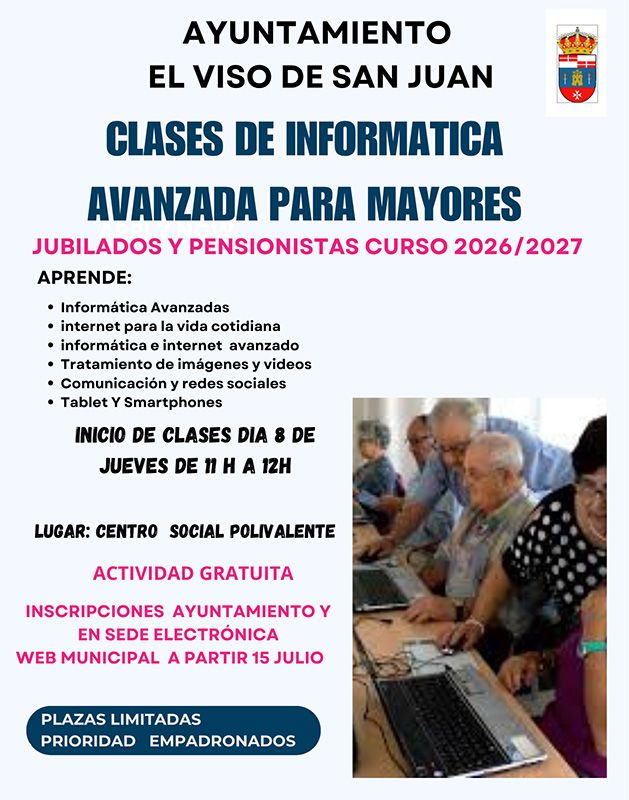 Clases de informática avanzada para mayores