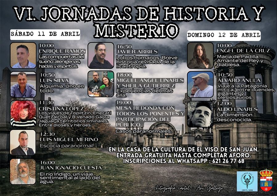 VI Jornadas de Historia y Misterio